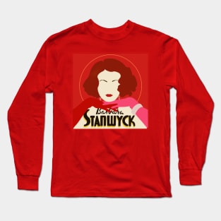 Barbara Stanwyck Hollywood star Long Sleeve T-Shirt